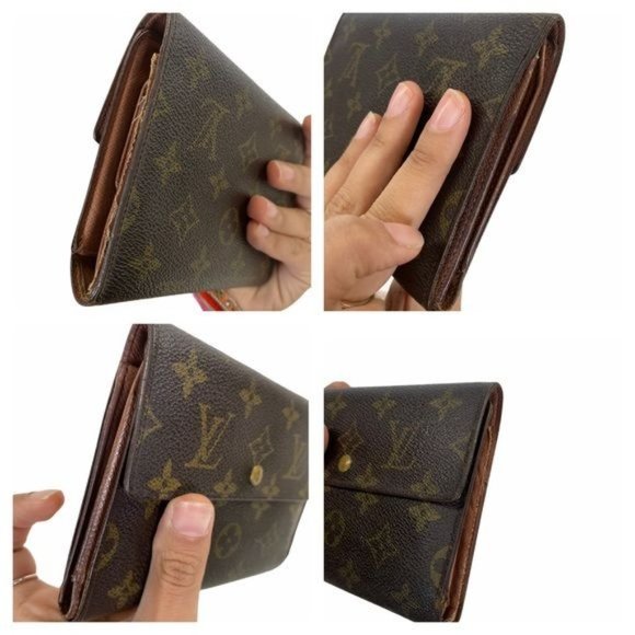 Authentic Louis Vuitton Wallet Porte Tresor Etui Papier Trifold LV Vintage - Picture 8 of 11